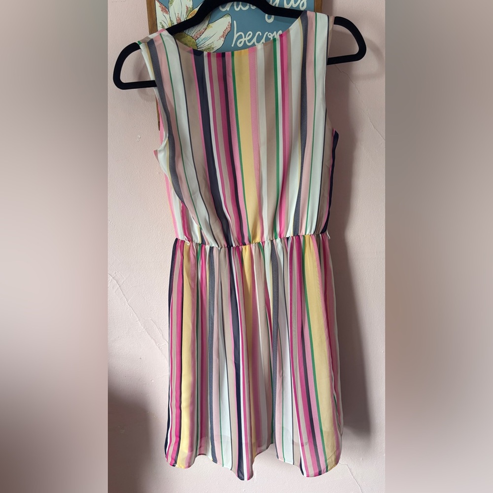 By & By Colorful Striped Dress